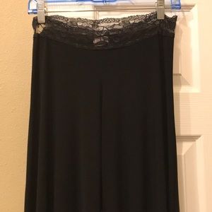 Poetry clothing. Wide black pants size M